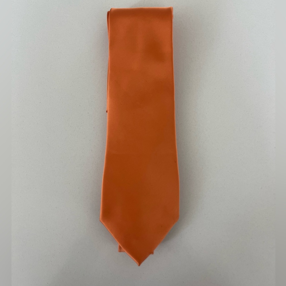 Orange Silk Tie